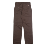 DICKIES Chino Mens Trousers Brown Regular Straight W28 L30