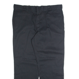 DICKIES Chino Mens Trousers Black Regular Straight W40 L30