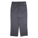 DICKIES Chino Cargo Mens Trousers Grey Regular Straight W38 L33