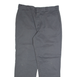 DICKIES Chino Mens Trousers Grey Regular Straight W38 L32
