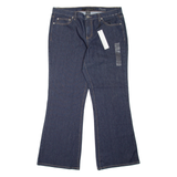 CALVIN KLEIN JEANS Womens Jeans Blue Regular Flared W32 L30