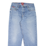 CHAPS Mens Jeans Blue Regular Tapered Stone Wash W33 L30