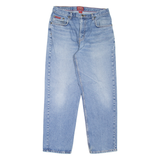 CHAPS Mens Jeans Blue Regular Tapered Stone Wash W33 L30