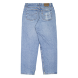 CHAPS Mens Jeans Blue Regular Tapered Stone Wash W33 L30