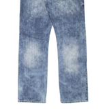 GUESS Del Mar Fit Mens Jeans Blue Slim Straight Stone Wash W33 L31