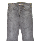 TRUE RELIGION Womens Jeans Grey Regular Straight Stone Wash W30 L26