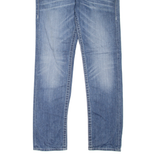 TRUE RELIGION Mens Jeans Blue Slim Skinny Stone Wash W33 L34