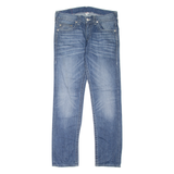 TRUE RELIGION Mens Jeans Blue Slim Skinny Stone Wash W33 L34