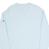 LYLE & SCOTT GOLF Mens Jumper Blue V-Neck Tight Knit L