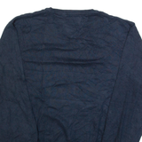 TOMMY HILFIGER Mens Jumper Blue Tight Knit S