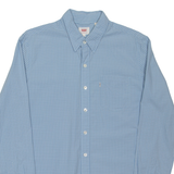LEVI'S Mens Shirt Blue Gingham Long Sleeve S