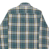 TOMMY HILFIGER Custom Fit Mens Shirt Green Check Long Sleeve S