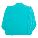 GIULIETTA Womens Shirt Blue Collared Long Sleeve 90s M