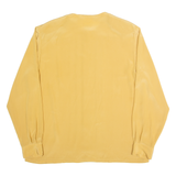 EVAN PICONE Womens Blouse Yellow Long Sleeve 90s M