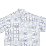 Mens Shirt Blue 90s Striped L