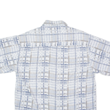 Mens Shirt Blue 90s Striped L