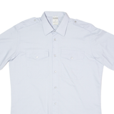 RUDIN PLAFFEIEN Mens Worker Shirt Blue XL