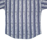TRIUMPH OF CALIFORNIA Mens Shirt Blue 90s Striped L
