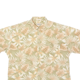 CAMPIA MODA Mens Hawaiian Shirt Green 90s Floral XL
