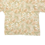 CAMPIA MODA Mens Hawaiian Shirt Green 90s Floral XL