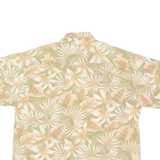 CAMPIA MODA Mens Hawaiian Shirt Green 90s Floral XL
