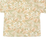 CAMPIA MODA Mens Hawaiian Shirt Green 90s Floral XL
