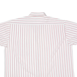 Mens Shirt White Striped 2XL