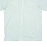 PKZ Mens Plain Shirt Green 90s L