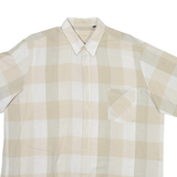 SCHILD Mens Shirt Beige Check L