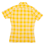 WALDE Mens Shirt Orange Check S