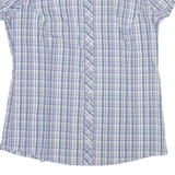 COLUMBIA Womens Shirt Blue Check L