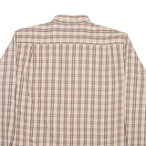 DANIEL HECHTER Mens Shirt Brown Check Long Sleeve XL