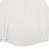 BOSS Slim Fit Mens Plain Shirt White Long Sleeve S