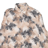 IMPERIAL Mens Shirt Beige Floral Long Sleeve M
