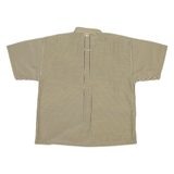 MARTY'S Mens Shirt Yellow Striped L