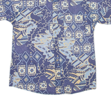 TORERO Mens Shirt Blue Geometric M