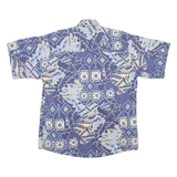 TORERO Mens Shirt Blue Geometric M