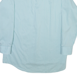 LIBERO Mens Shirt Blue Striped Long Sleeve L