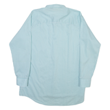 LIBERO Mens Shirt Blue Striped Long Sleeve L