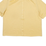 INES Mens Plain Shirt Yellow M