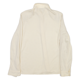 GERARD PASQUIER Womens Plain Shirt Cream Long Sleeve M