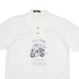 BARON Tuk Tuk Amazing Thailand Mens Plain Shirt White M