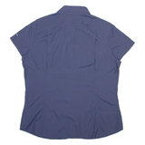COLUMBIA Womens Plain Shirt Blue L