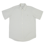 LACOSTE Mens Shirt Green Check M