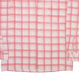 NETTELSTROTH Mens Shirt Red Check Long Sleeve M