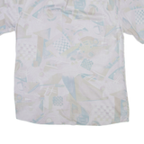 JUPITER Mens Shirt Grey Geometric M