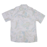 JUPITER Mens Shirt Grey Geometric M