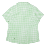JACK WOLFSKIN Womens Shirt Green Check XL