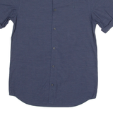 ALL SAINTS Mens Plain Shirt Blue S