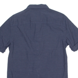 ALL SAINTS Mens Plain Shirt Blue S